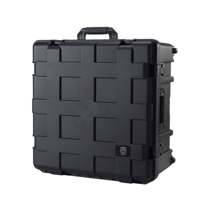 広々としたハードシェル写真撮影機材トラベルトロリーケース