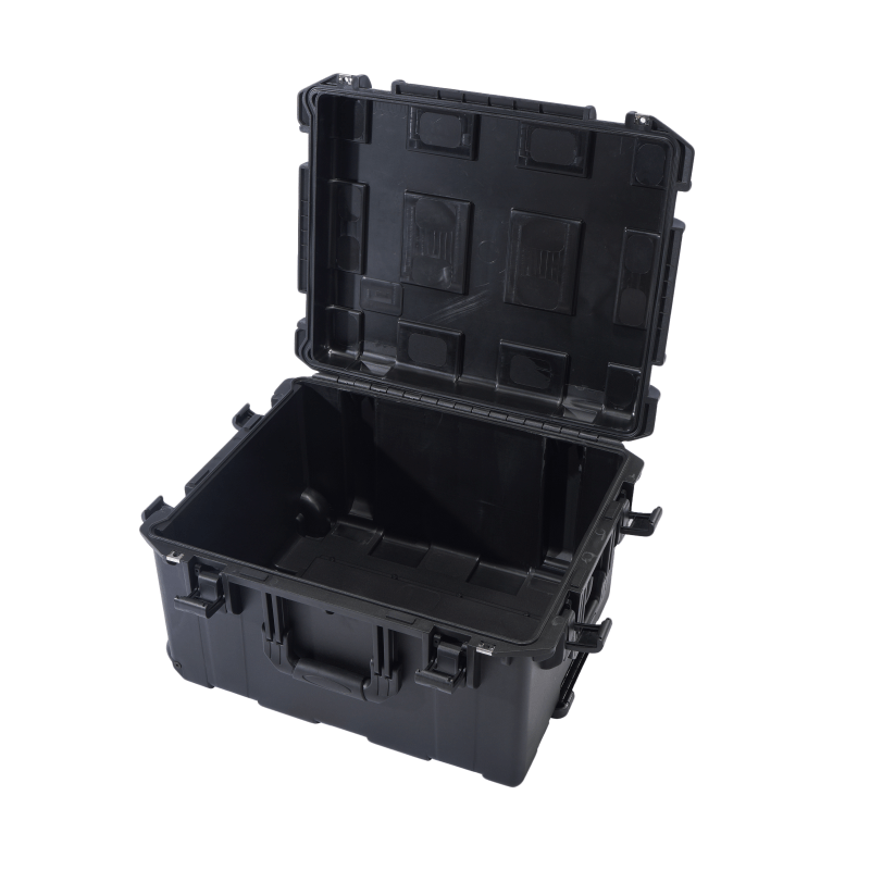 丈夫なハードシェルで操作性の高い車輪付き軍用医療用トロリーケース